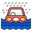 Flood Natural Disaster Inundation Icon