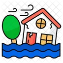 Flood Natural Disaster Inundation Icon