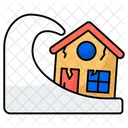 Flood Natural Disaster Inundation Icon