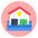 Flood Natural Disaster Inundation Icon