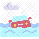 Flood Water Damage Extreme Weather Icon