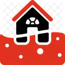 Flood Insurance Flood House Icon