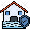 Flooded House Flood Water Icon