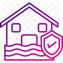 Flooded House Flood Water Icon