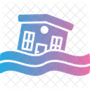 Flooded House Flooded House Icon