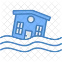 Flooded House Flooded House Icon