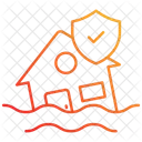 Flooded House House Flood Icon