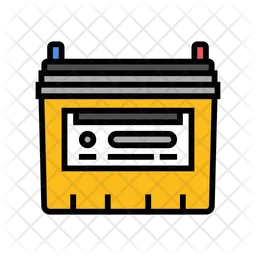 Flooded Lead Acid Battery  Icon