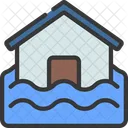 Flooding Home  Icon