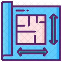 Floor Blueprint  Icon