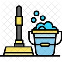 Floor Cleaner Clean Bucket Icon