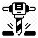 Floor Drill Jackhammer Drill Press Icon