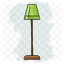 Floor Lamp Furniture Home Icon