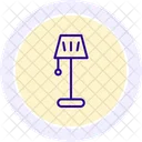 Floor Lamp Line Icon Icon