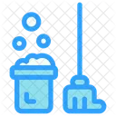 Floor Mop Cleaning Tool Household Icon