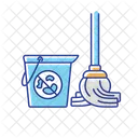 Floor Mopping  Icon