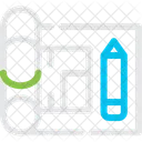 Floor Plan Architecture Icon