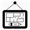 Floor Plan Blueprint Architecture Icon