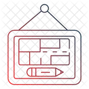 Floor Plan Blueprint Architecture Icon