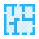Floor Plan Construction Icon
