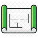 Prototyping Architecture Work Blueprint Icon