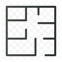 Floor Plan Layout Building Icon