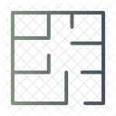 Floor Plan Layout Building Icon
