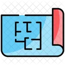 Floor Plan Architecture Construction Icon