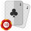 Poquer Jogo De Cartas Jogos De Azar Ícone