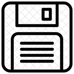 フロッピーディスク  アイコン