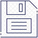 플로피 컴퓨터 기술 아이콘
