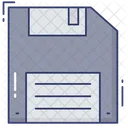 Floppy Disk Memory Chip Icon