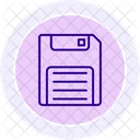 Floppy Disk Line Icon Icon