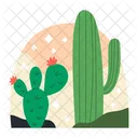 Flor de cactus  Icono