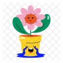 Flor chorando  Ícone