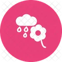 Flor Con Lluvia Icon