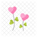 Flor de amor  Icono