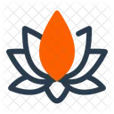 Flor De Loto Diwali Festival De Las Luces Icono