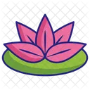 Flor De Loto Icono