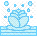 Flor De Loto Relajacion Meditacion Icono