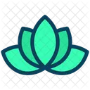 Flor de loto  Icono