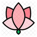 Flor De Loto Ano Nuevo Chino Chino Icono