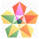Flor de pentagrama  Icono