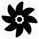 Flor De Remolino Diseno Floral Flor Decorativa Icon