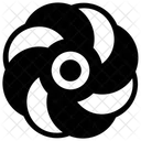 Flor De Remolino Diseno Floral Flor Decorativa Icon