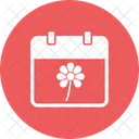 Flor de santo no calendário  Ícone