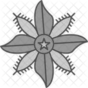 Flor Estelar Borragem Floral Icon