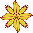 Flor Estelar Borragem Floral Icon