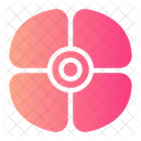 Flor feliz  Icono