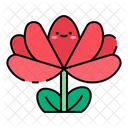 Floración de la flor  Icono